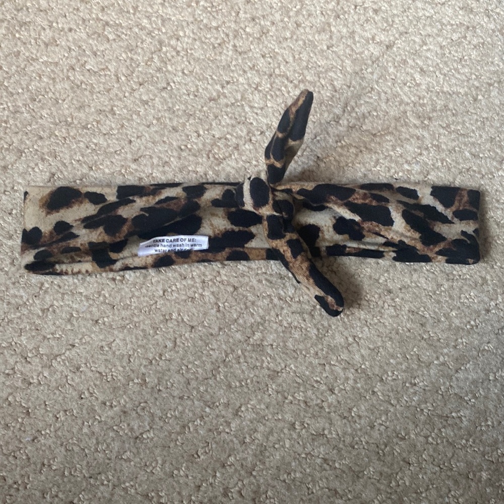 Cheetah top knot The Be Brand Headband